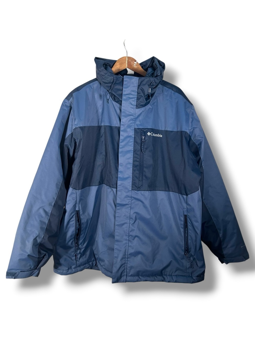 Men’s Columbia Tipton Peak II Insulated Jacket Omni Tech Blue Size 2X